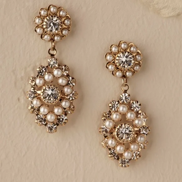 Ti Adoro Courtship Drop Earrings - Anthropologie/BHLDN - Picture 2 of 3